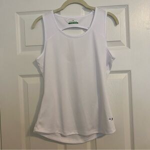 Grand Slam Performance White Sleeveless Athletic Tank – Size Small - Item 0022